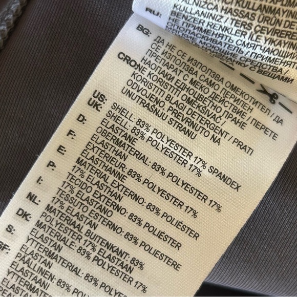 Adidas Climate Gray and Orange Leggings Size S - Picture 8 of 11